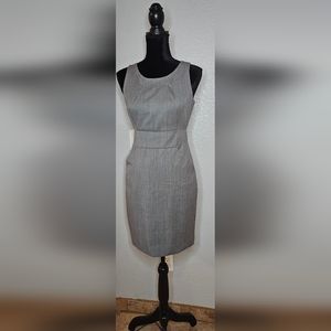 J Crew Petit Dressy Gray Dress